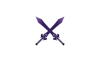 Sword item collection in game vector design v18