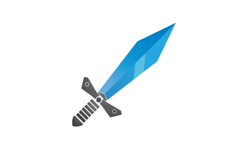 Sword item collection in game vector design v1 Logo Template