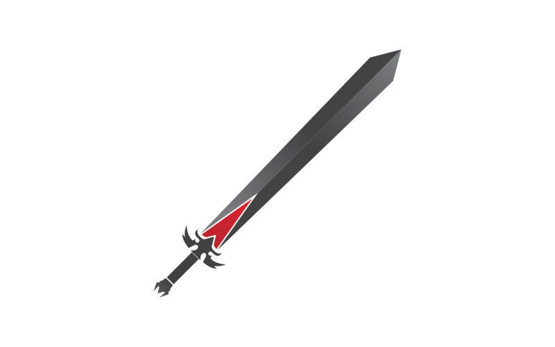 Sword item collection in game vector design v4 Logo Template