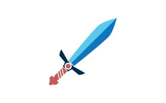 Sword item collection in game vector design v5