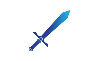 Sword item collection in game vector design v6