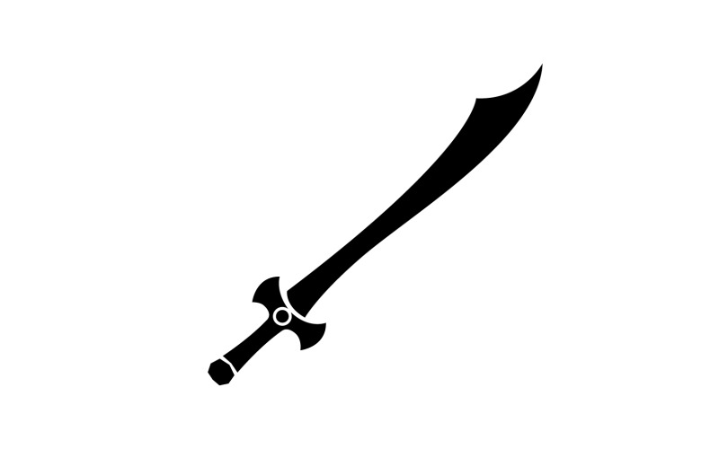 Sword item collection in game vector design v9 Logo Template