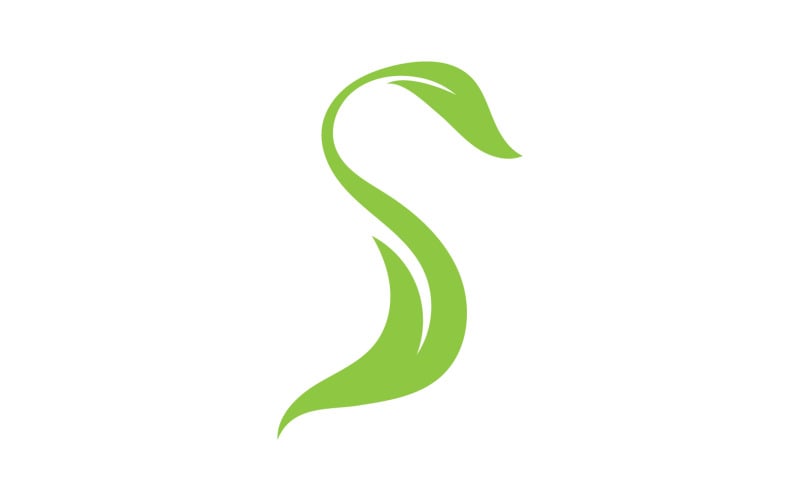 Eco leaf green tree tea leaf and nature leaf logo v22 Logo Template