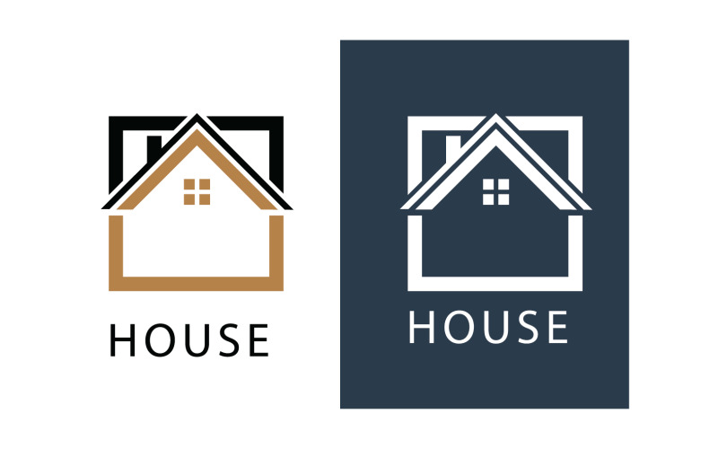 Home house property rental and sell logo vector v10 Logo Template