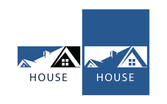 Home house property rental and sell logo vector v14