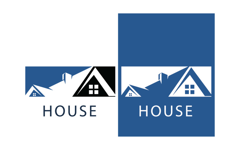 Home house property rental and sell logo vector v14 Logo Template