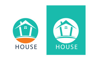 Home house property rental and sell logo vector v15