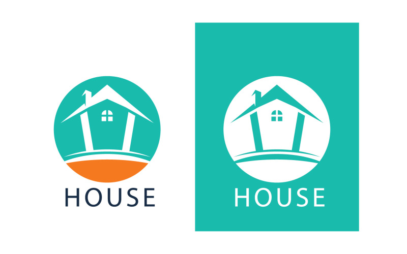 Home house property rental and sell logo vector v15 Logo Template