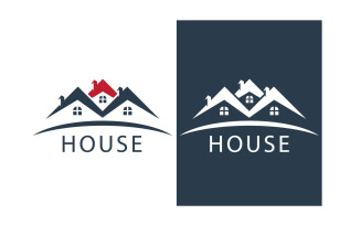Home house property rental and sell logo vector v1