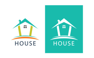 Home house property rental and sell logo vector v7