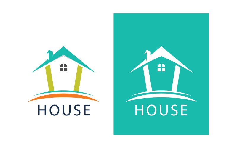 Home house property rental and sell logo vector v7 Logo Template