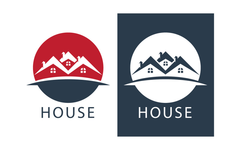 Home house property rental and sell logo vector v9 Logo Template