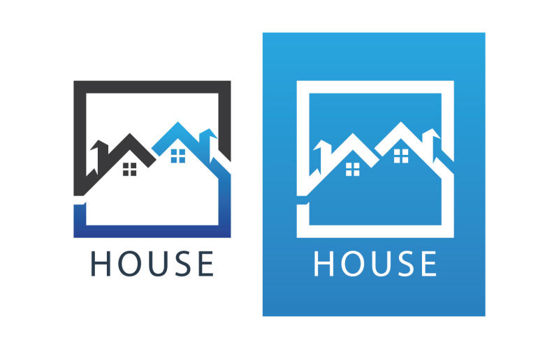 House home property appartment sell and rental logo v11 Logo Template