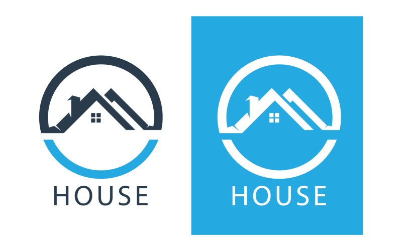 House home property appartment sell and rental logo v1 Logo Template