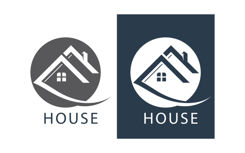 House home property appartment sell and rental logo v2 Logo Template