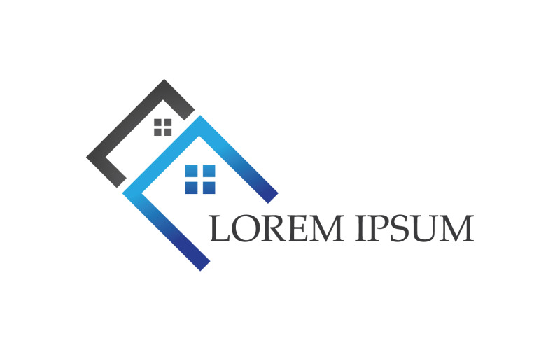 House home property appartment sell and rental logo v36 Logo Template