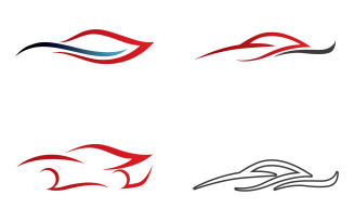 Cars sport line automotive logo vector design v21
