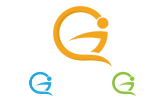 G logo icon symbol element design logo vector v8
