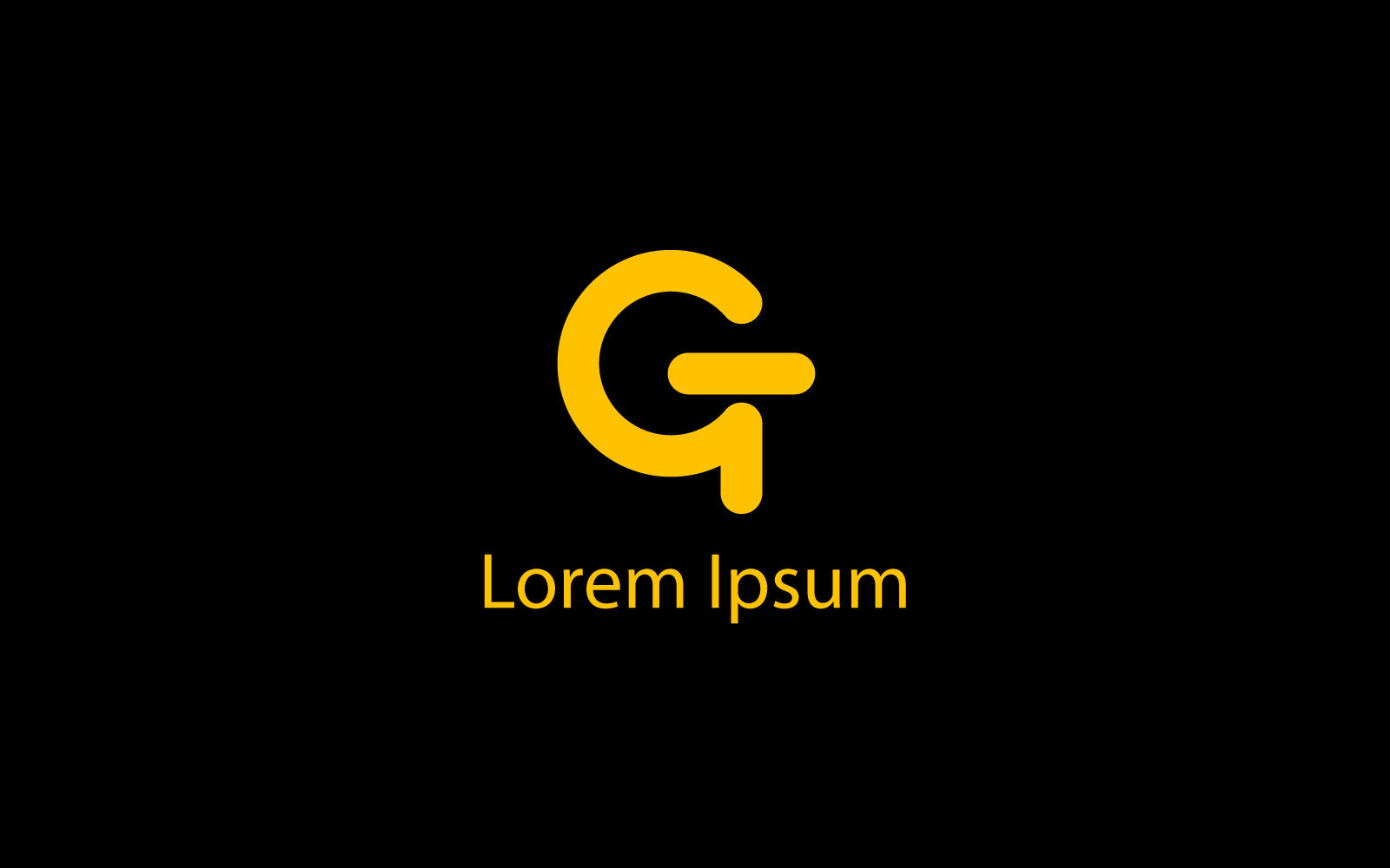 Gt Design creativo e semplice del logo Gt