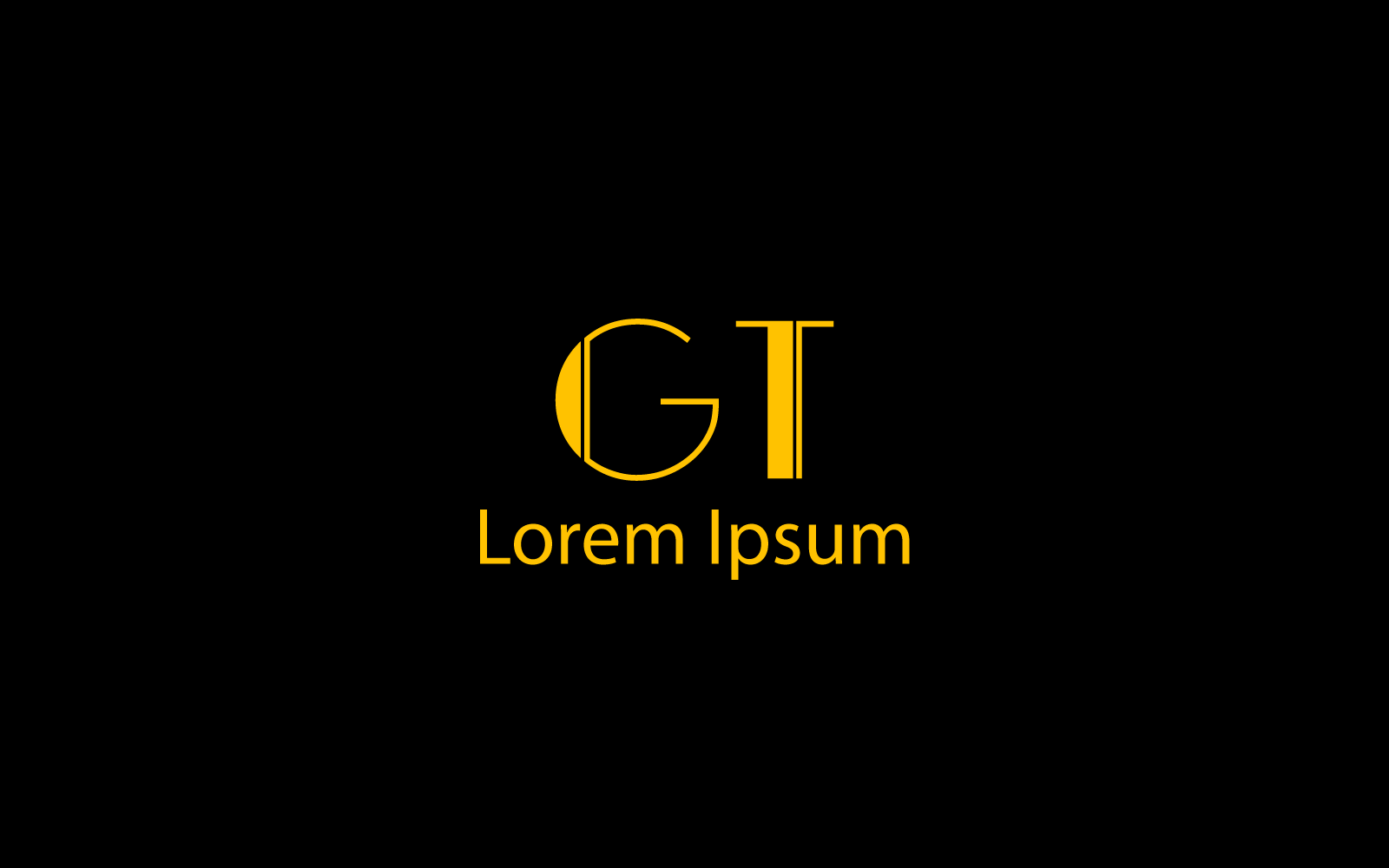 Gt Yaratıcı Ve Eşsiz Gt Logo Tasarımı