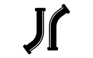 Pipe vector symbol icon element design v6