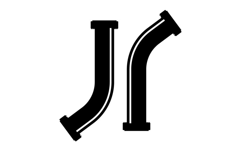 Pipe vector symbol icon element design v6 Logo Template