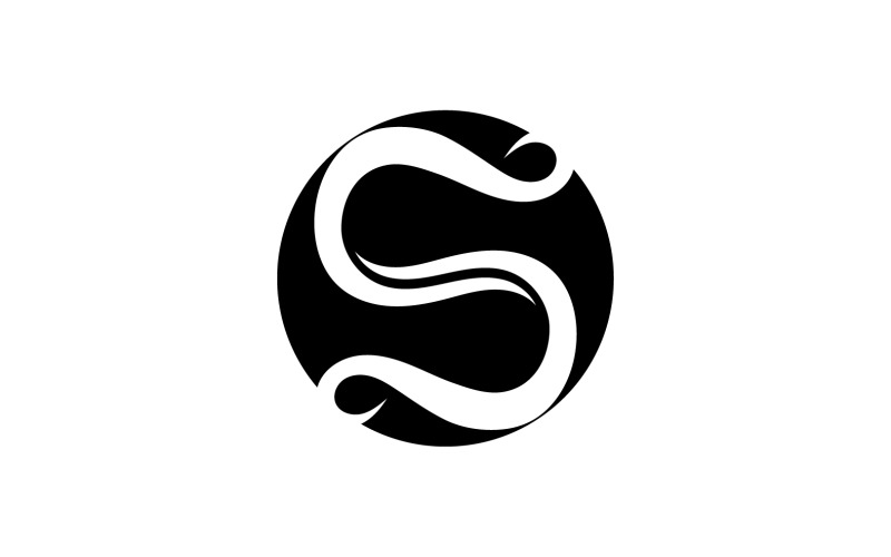 S letter icon logo vector design v14 Logo Template