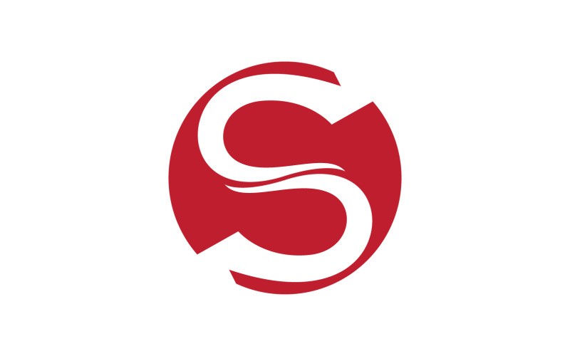 S letter icon logo vector design v15 Logo Template