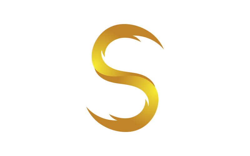S letter icon logo vector design v16 Logo Template