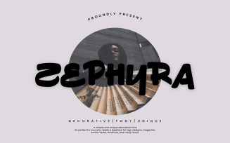 Zephyra - Decorative Font