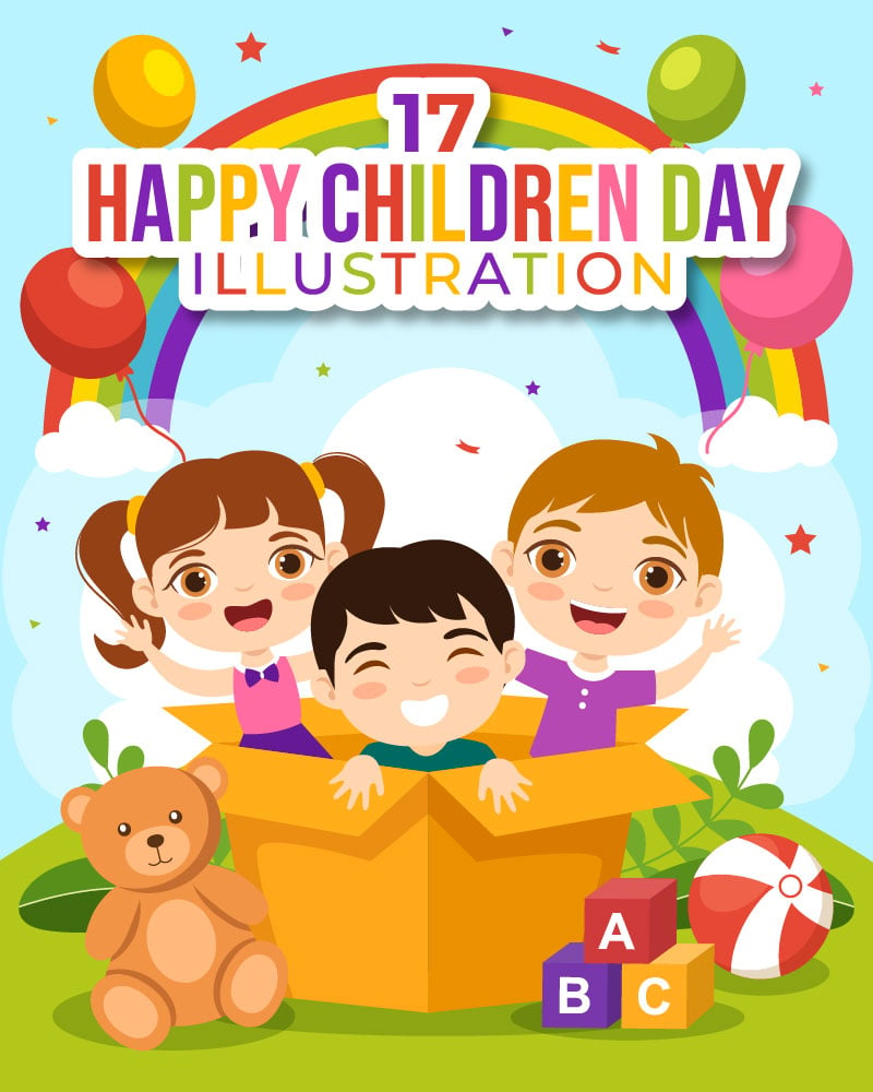 Template #328898 Children Day Webdesign Template - Logo template Preview