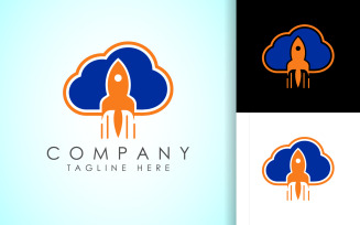 Cloud logo design vector template11