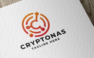 Crypto Tech Letter C Pro Logo Template