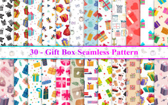 Gift Box Seamless Pattern, Gift Box Pattern, Gift Wrap Pattern, Wrapping Paper