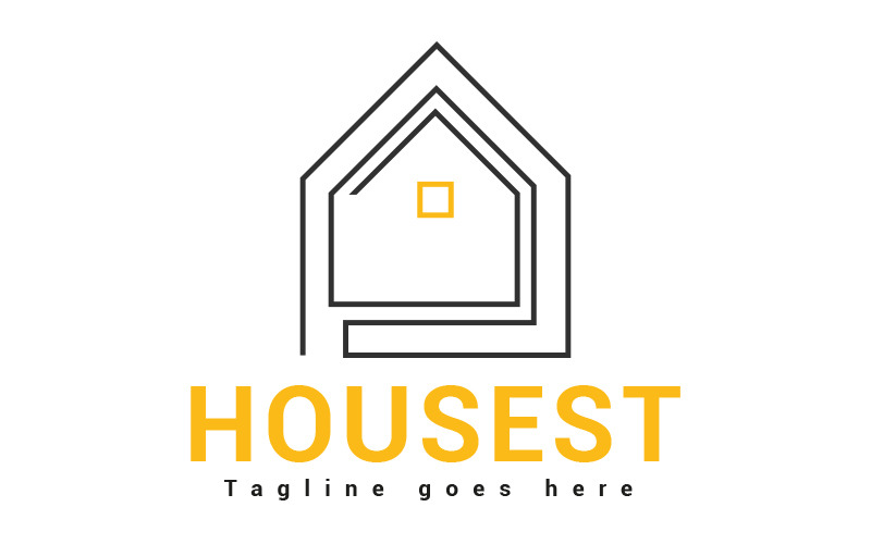 Housest real estate logo design Logo Template