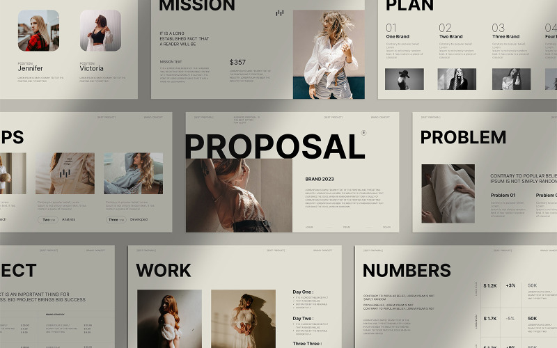 The Brand Proposal Presentation Template PowerPoint Template
