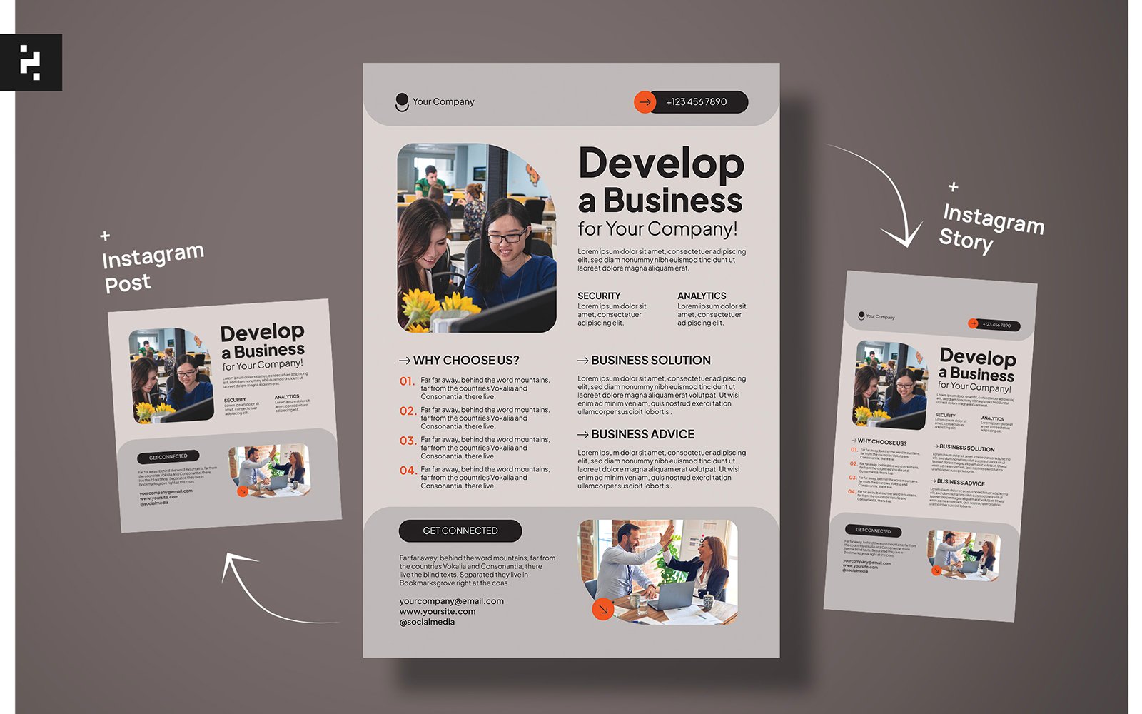 Kit Graphique #328903 Business Services Divers Modles Web - Logo template Preview