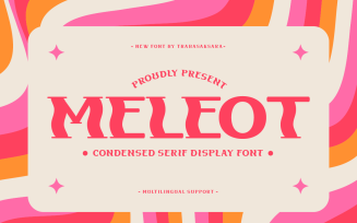 Meleot - Condensed Serif Display Font