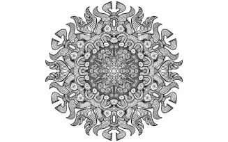 Travis Pace Mandala Illustration Vector