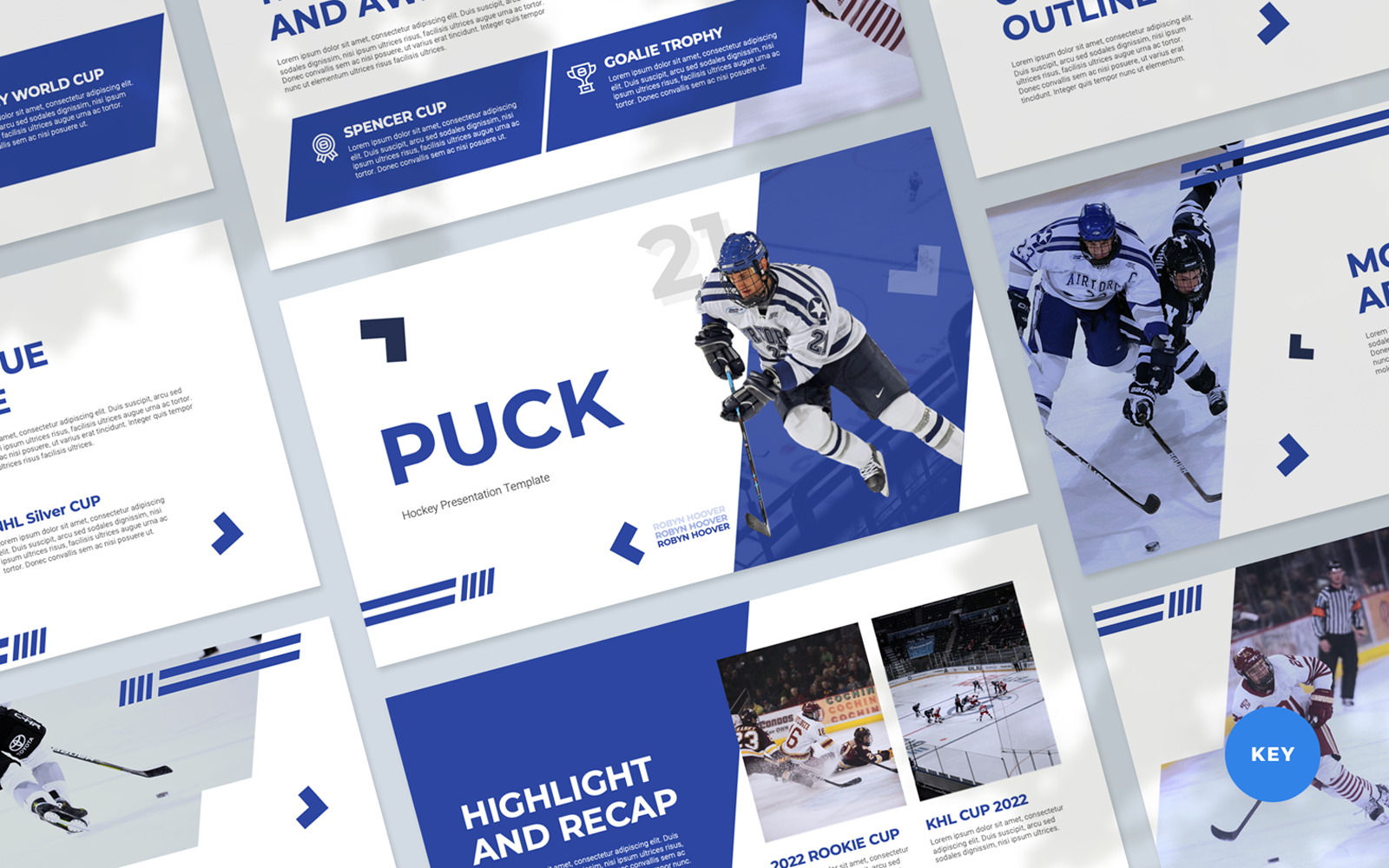 Template #329057 Hockey Sport Webdesign Template - Logo template Preview