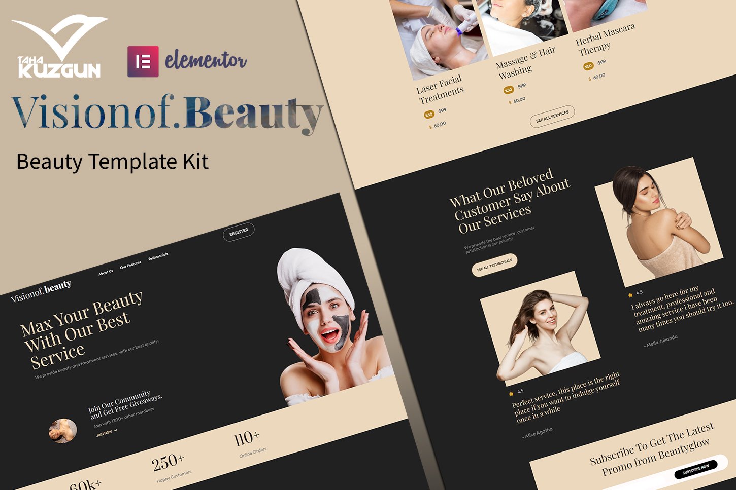Template #329076 Beauty Saloon Webdesign Template - Logo template Preview