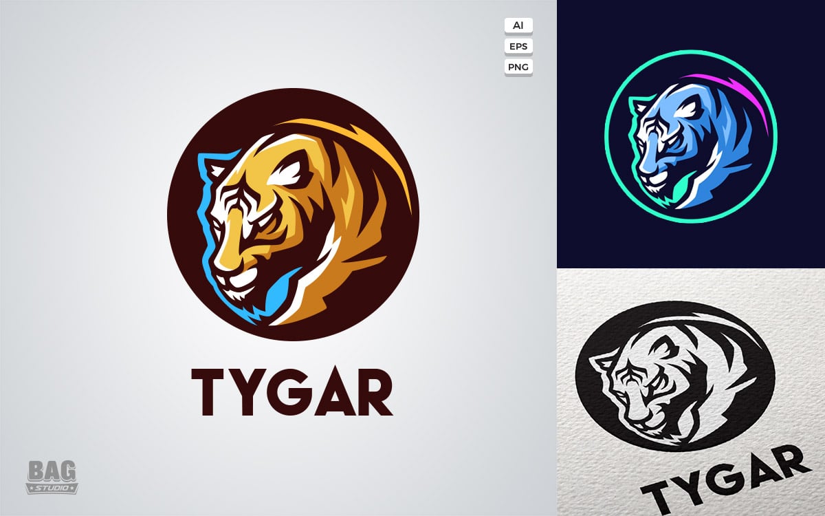 Template #329098 Logo Tiger Webdesign Template - Logo template Preview