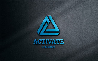 Activate - Letter A Logo Template