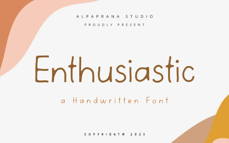 Enthusiastic - Handwritten Font