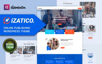 Izatico Marketing and Publishing Companies WordPress Theme