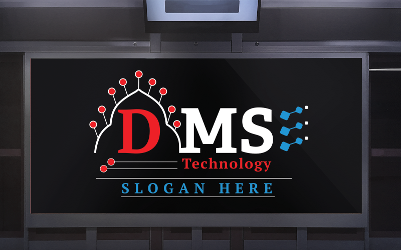 DMS - Digital Marketing Services Logo Logo Template