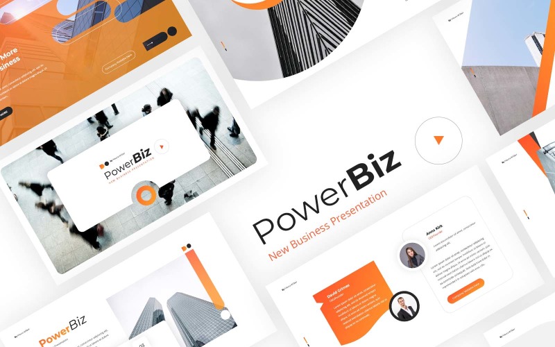 PowerBiz - 2023 New Business PowerPoint PowerPoint Template