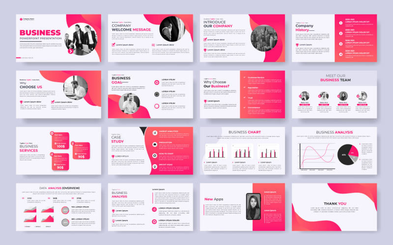 Vector multipurpose business presentation and business presentation powerpoint template Illustration