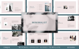 Minimalistic Google Slides Presentation Template