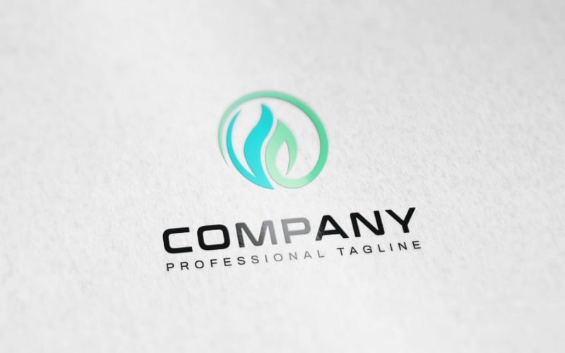 Oil and Gas Industrial logo Logo Template